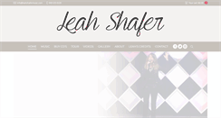 Desktop Screenshot of leahshafermusic.com